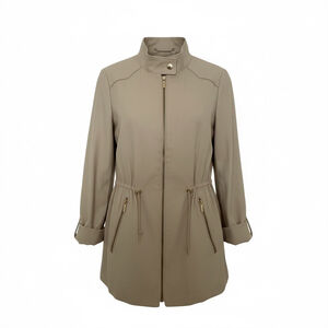 Women's ZARA BASIC Beige Utility Jacket Size S